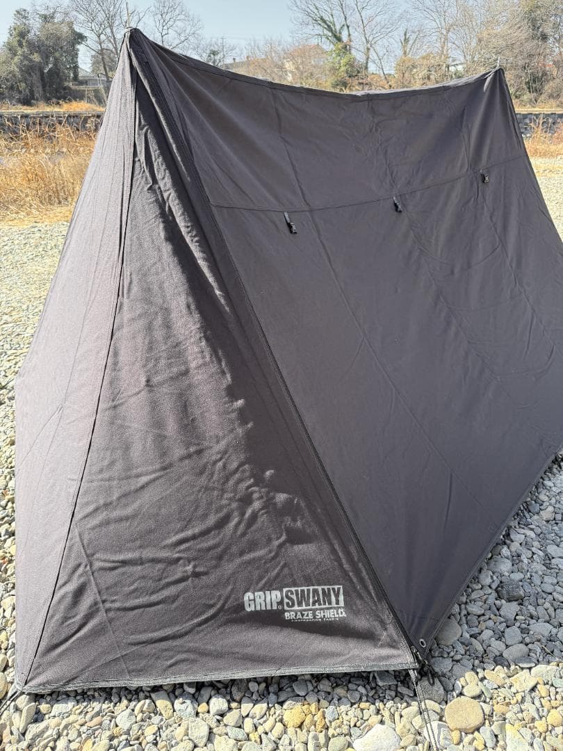 【美品】グリップスワニー　ファイヤープルーフGS テントブラック