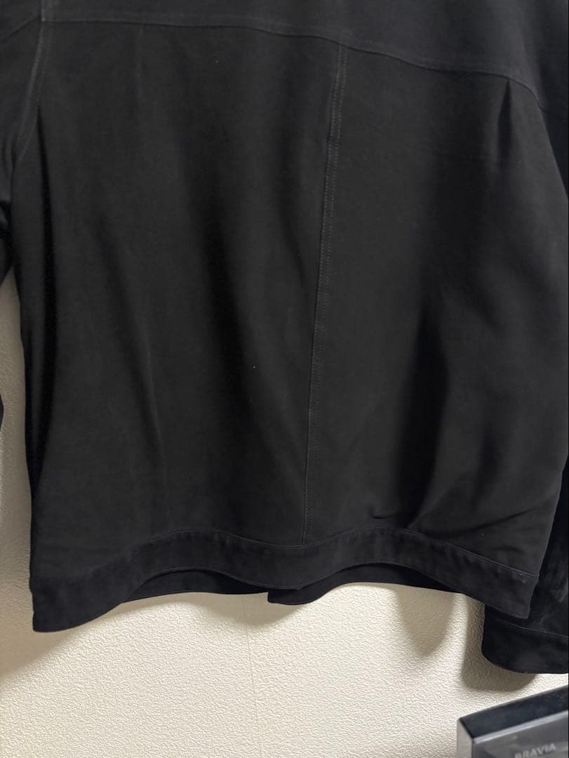 markawareゴートスエード / スウェードトラッカージャケット Black