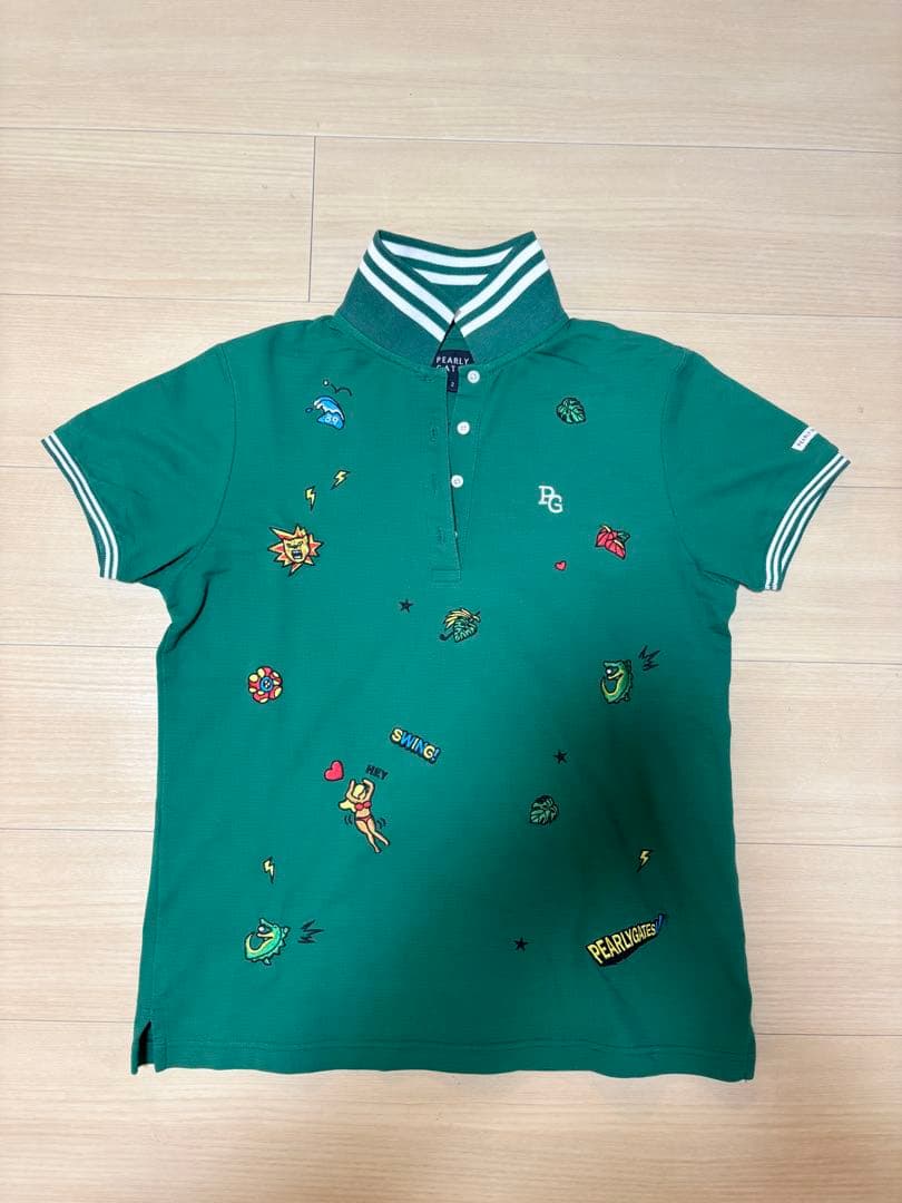 PEARLY GATES 刺繍ポロシャツ 、半袖シャツ2枚セット⭐️L