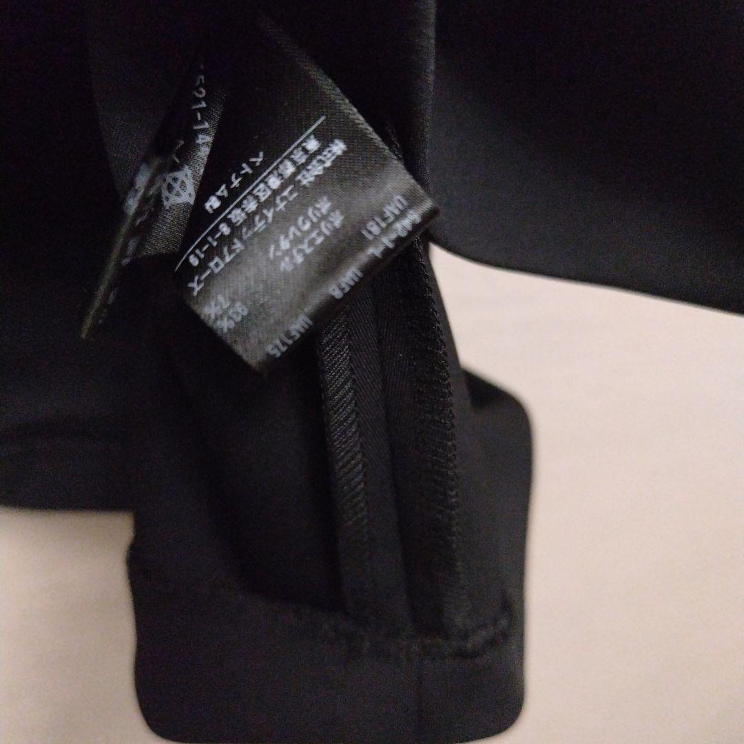 ユナイテッドアローズ SPONGY バックパールペプラムブラウス ブラック 38