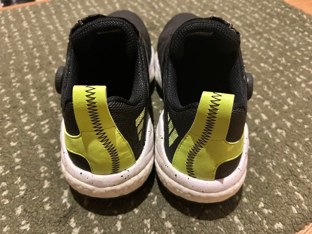 adidasコード カオス25 ボア ブラック・グリーン 27.5cm