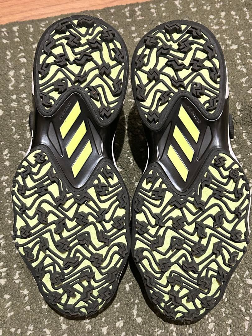 adidasコード カオス25 ボア ブラック・グリーン 27.5cm