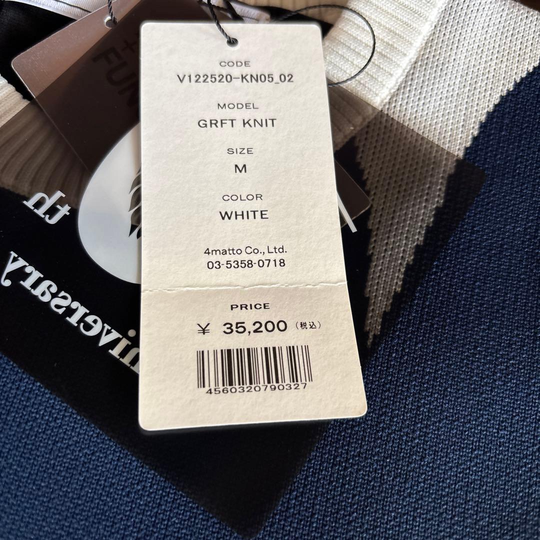 V12 防風ニット　裏地付き　2025秋冬モデル　サイズM