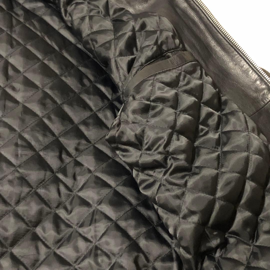 【美品】OLD GAP レザー ジャケット 黒 ギャップ Ｍ 90s