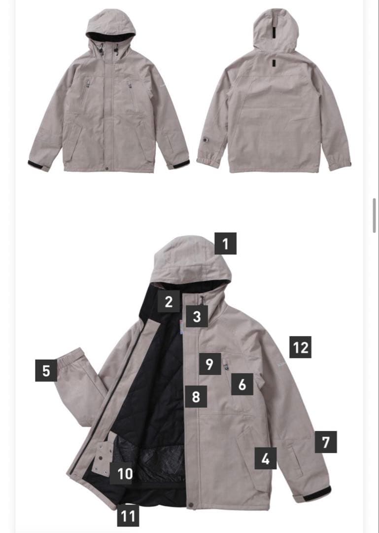 スノボウェア レディース 上下 ゴーグルセット Lサイズ