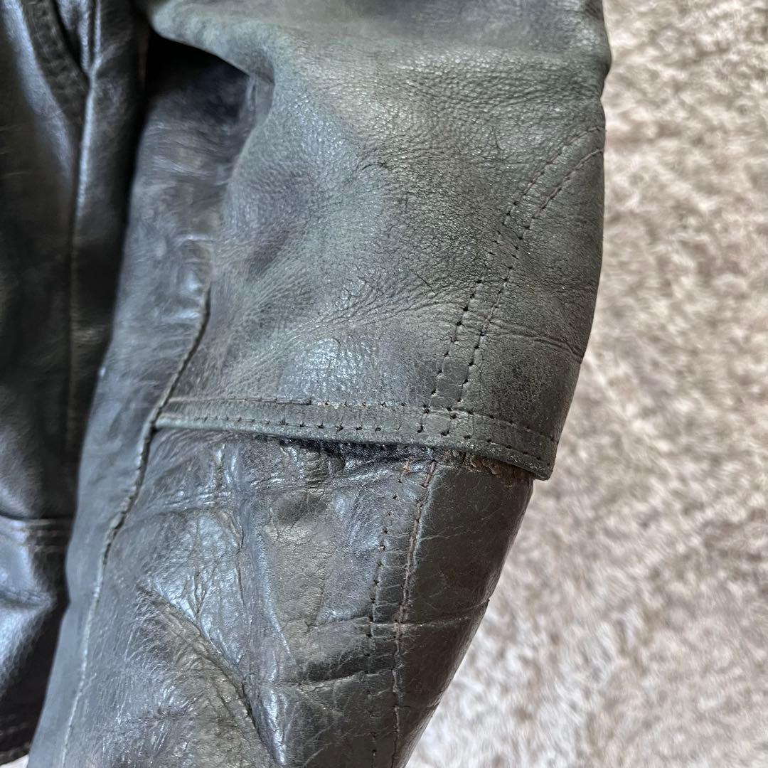 ジャケット・アウター 70s vintage Bristol 2tone lether jacket