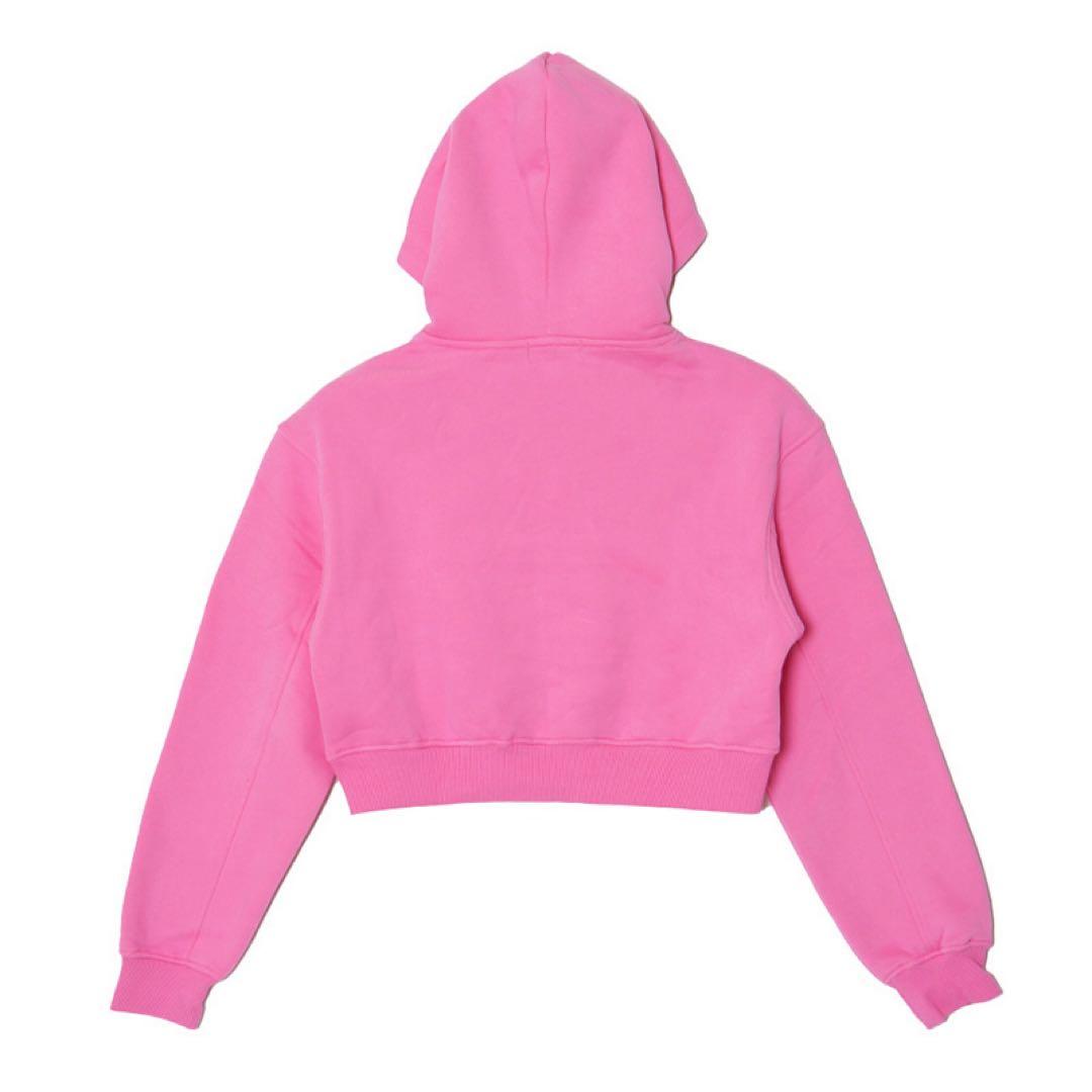 mobb ピンク　パーカー　レディース