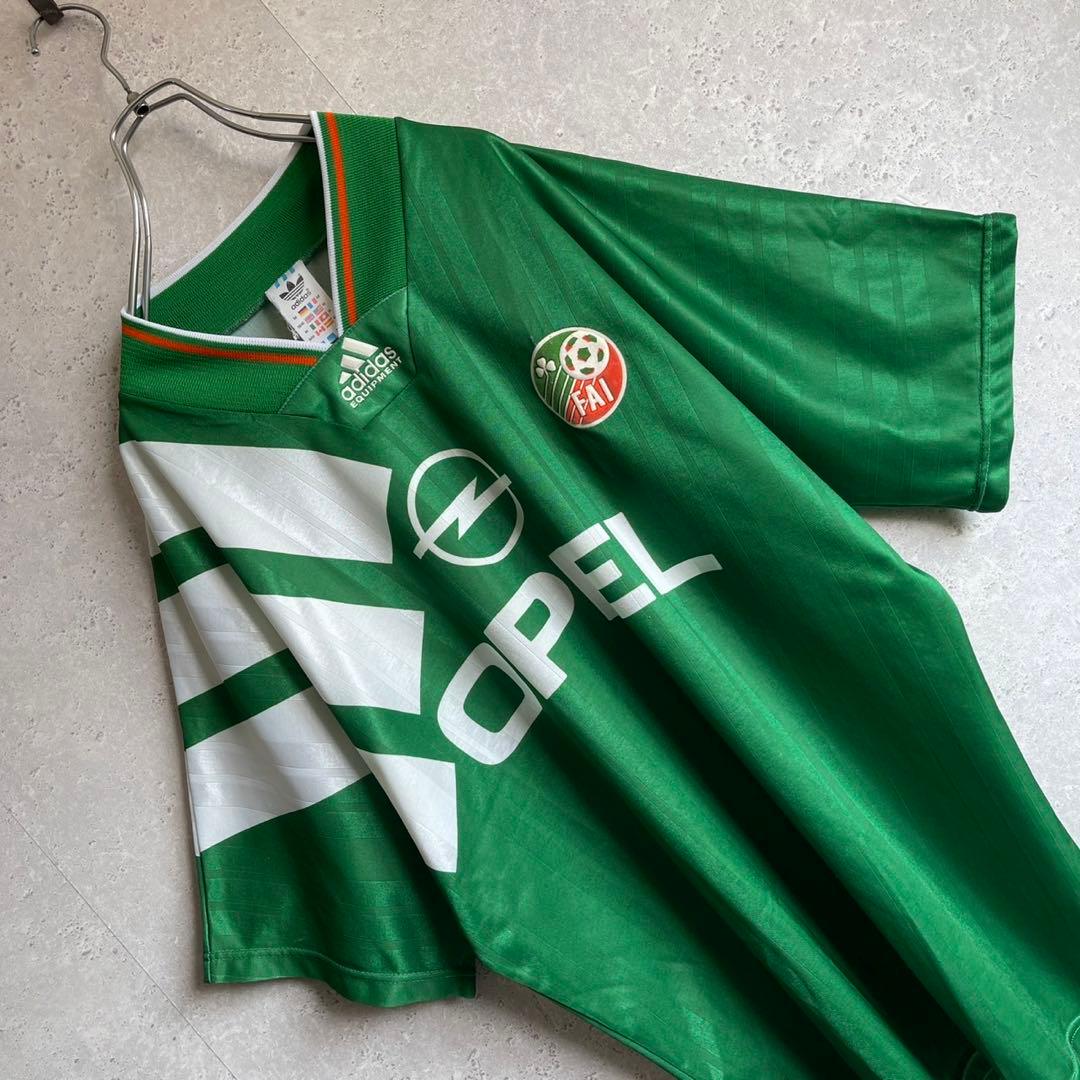 90s adidas アイルランド代表 ユニフォーム サッカーシャツ 国内正規品