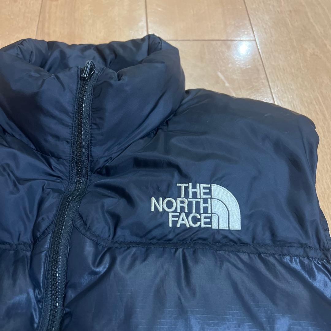 16時〜タイムセール　★クリーニング済★ノースフェイスダウンベストM フード付