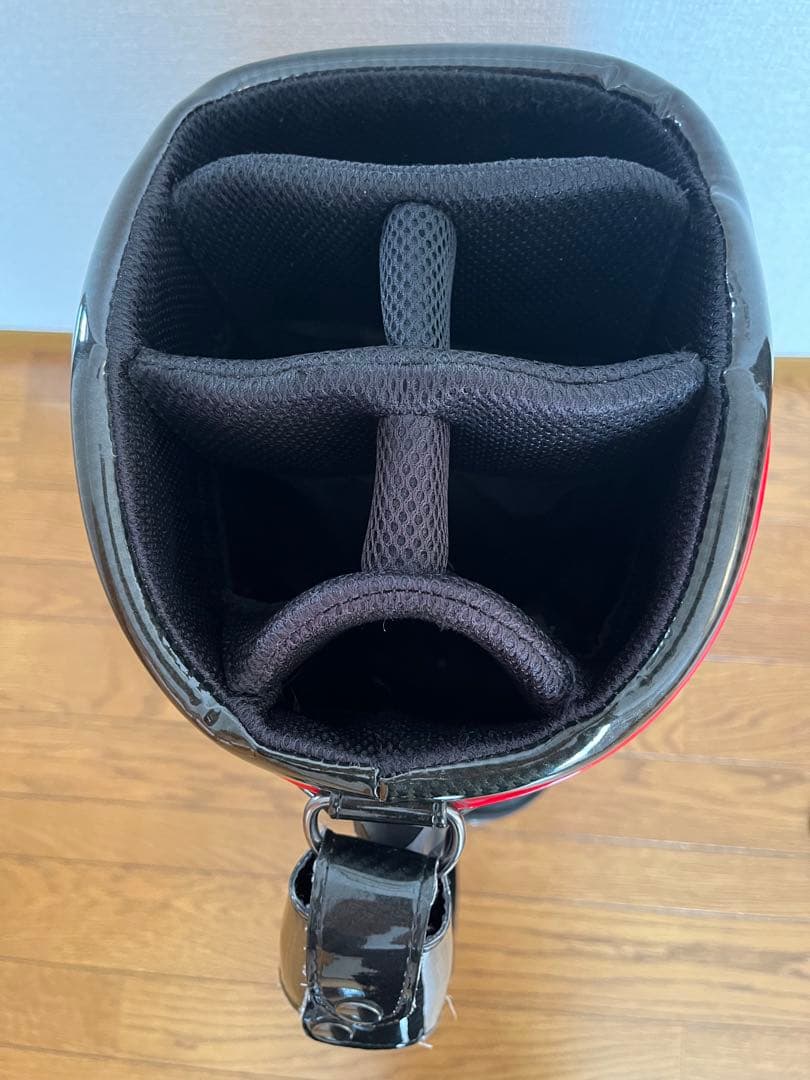 Lexus キャディバッグ 3点式 黒/赤