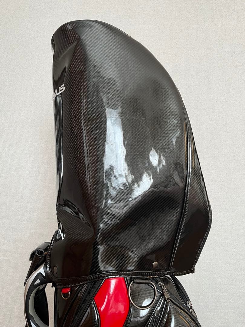 Lexus キャディバッグ 3点式 黒/赤