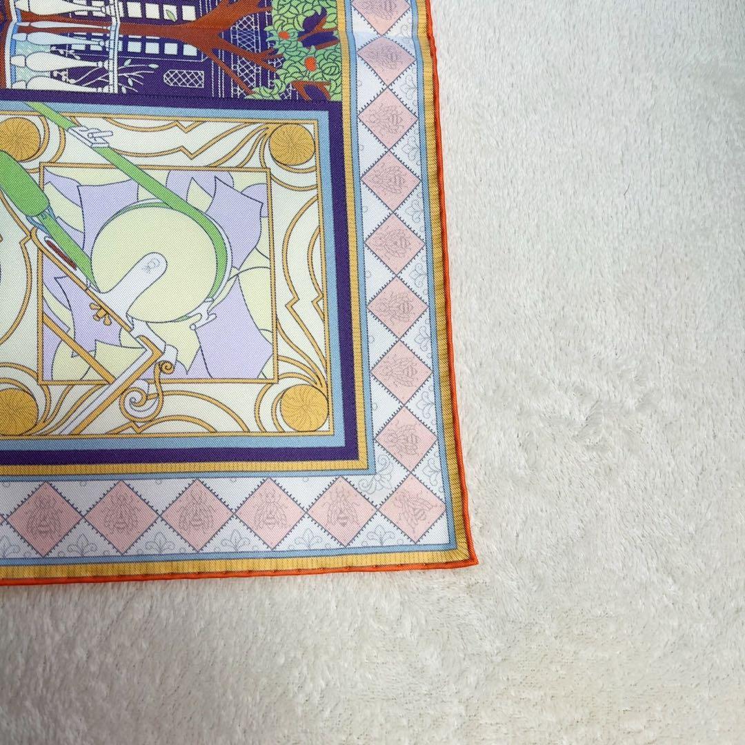 未使用タグ付　エルメス HERMES カレ90　オブジェ・ドゥ・キュリオジテ