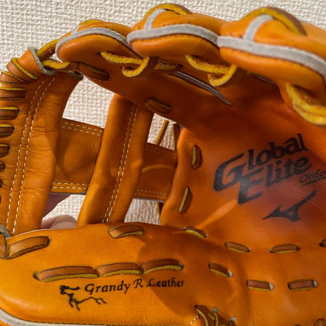 ミズノ グローバルエリート オーダー軟式 内野手　耕作印