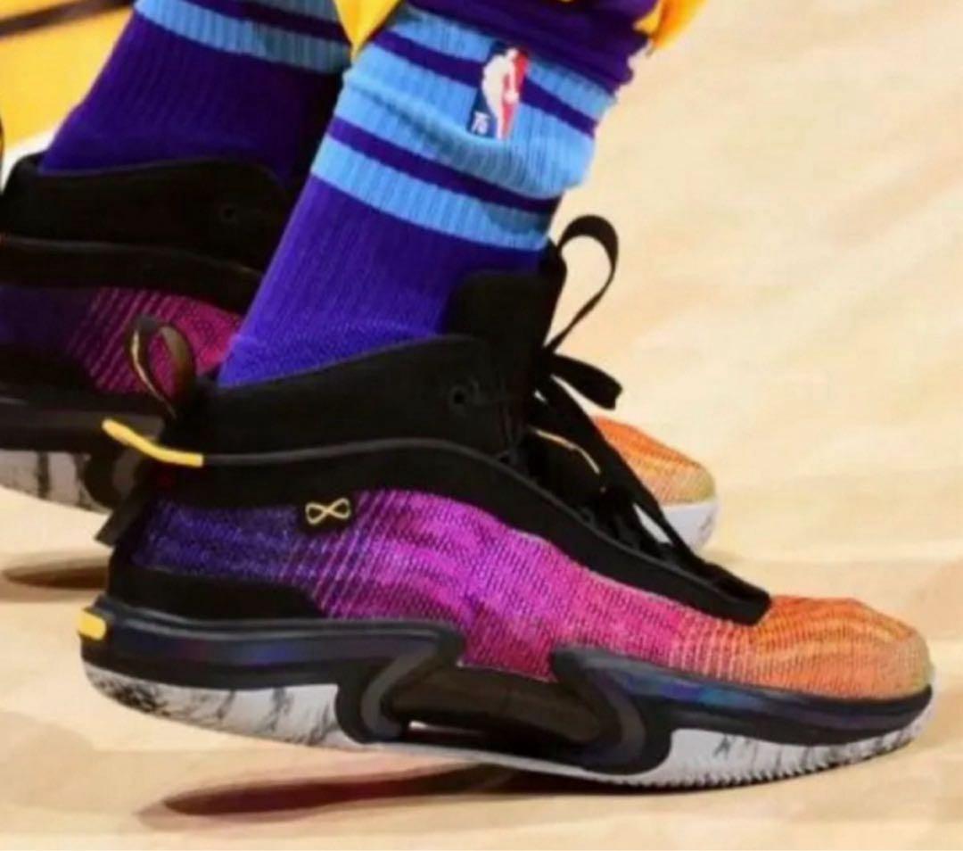 レイカーズ AIR JORDAN ジョーダン　NIKE トレーニングスニーカー