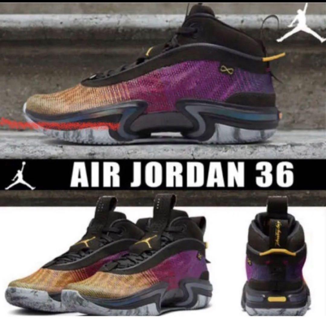 レイカーズ AIR JORDAN ジョーダン　NIKE トレーニングスニーカー