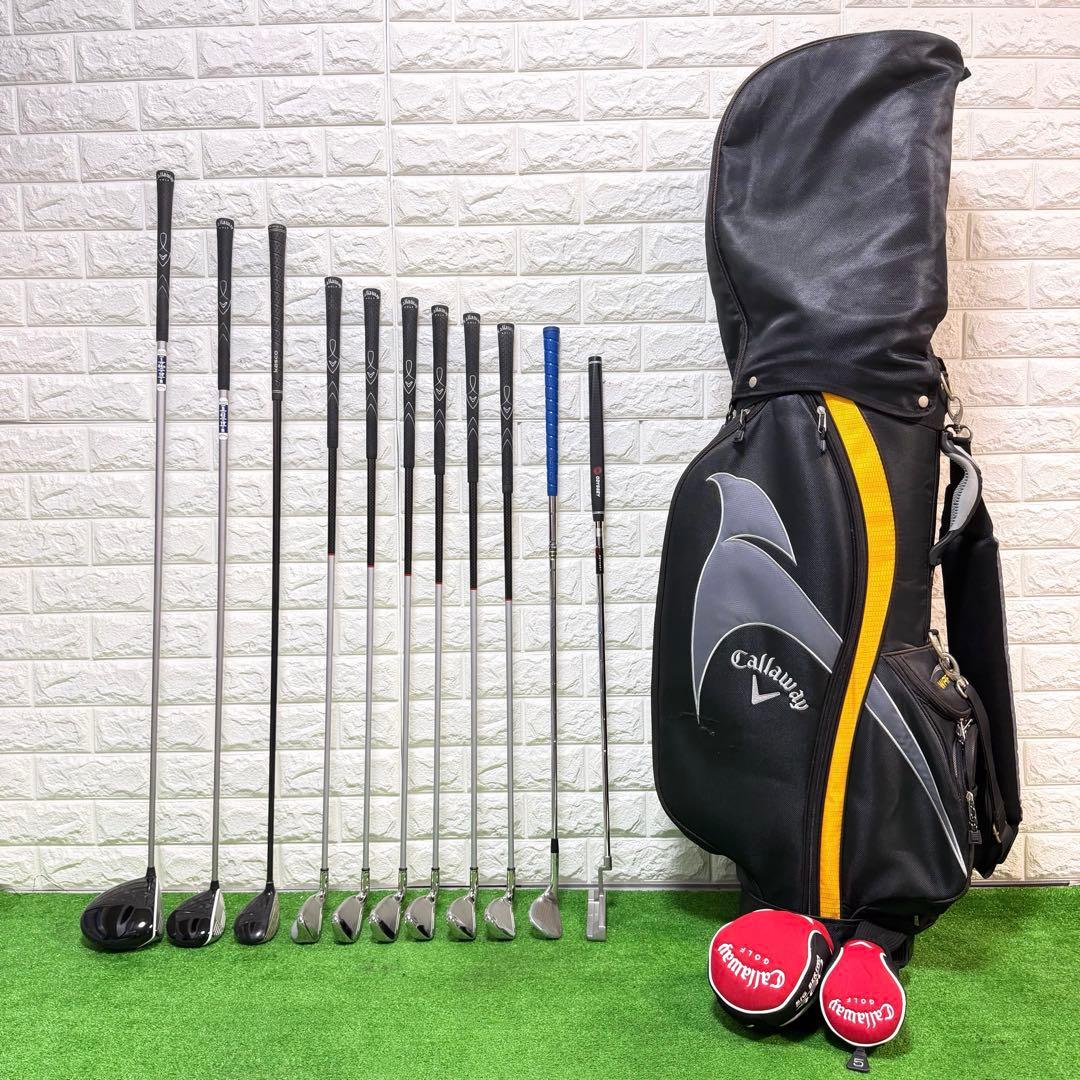 ゴルフセット　豪華　キャロウェイ　ビッグバーサ　完全ラウンド仕様　飛距離抜群