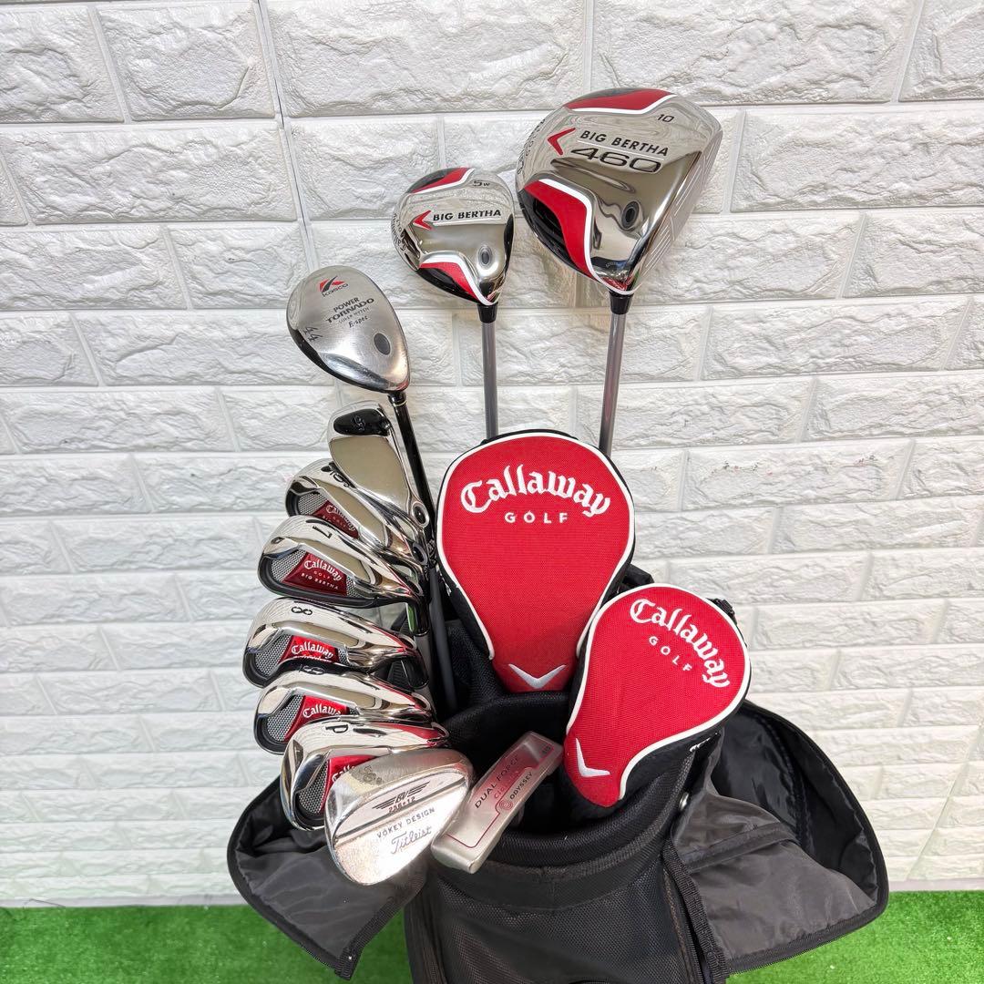 ゴルフセット　豪華　キャロウェイ　ビッグバーサ　完全ラウンド仕様　飛距離抜群