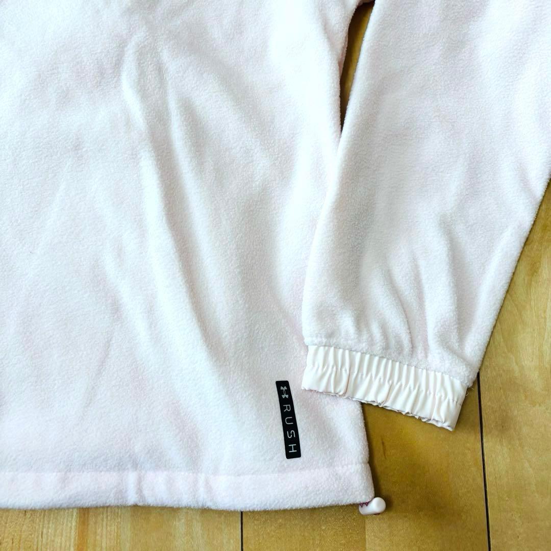 フリース パーカー　起毛　トップス　プルオーバー　ウォームアップ　スウェット