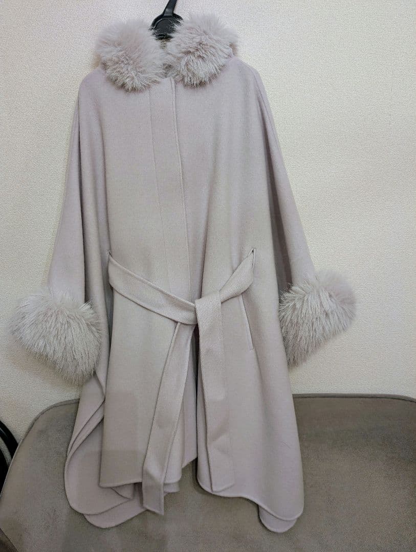 マコリン ♪ CELFORD セルフォード ファーポンチョコート