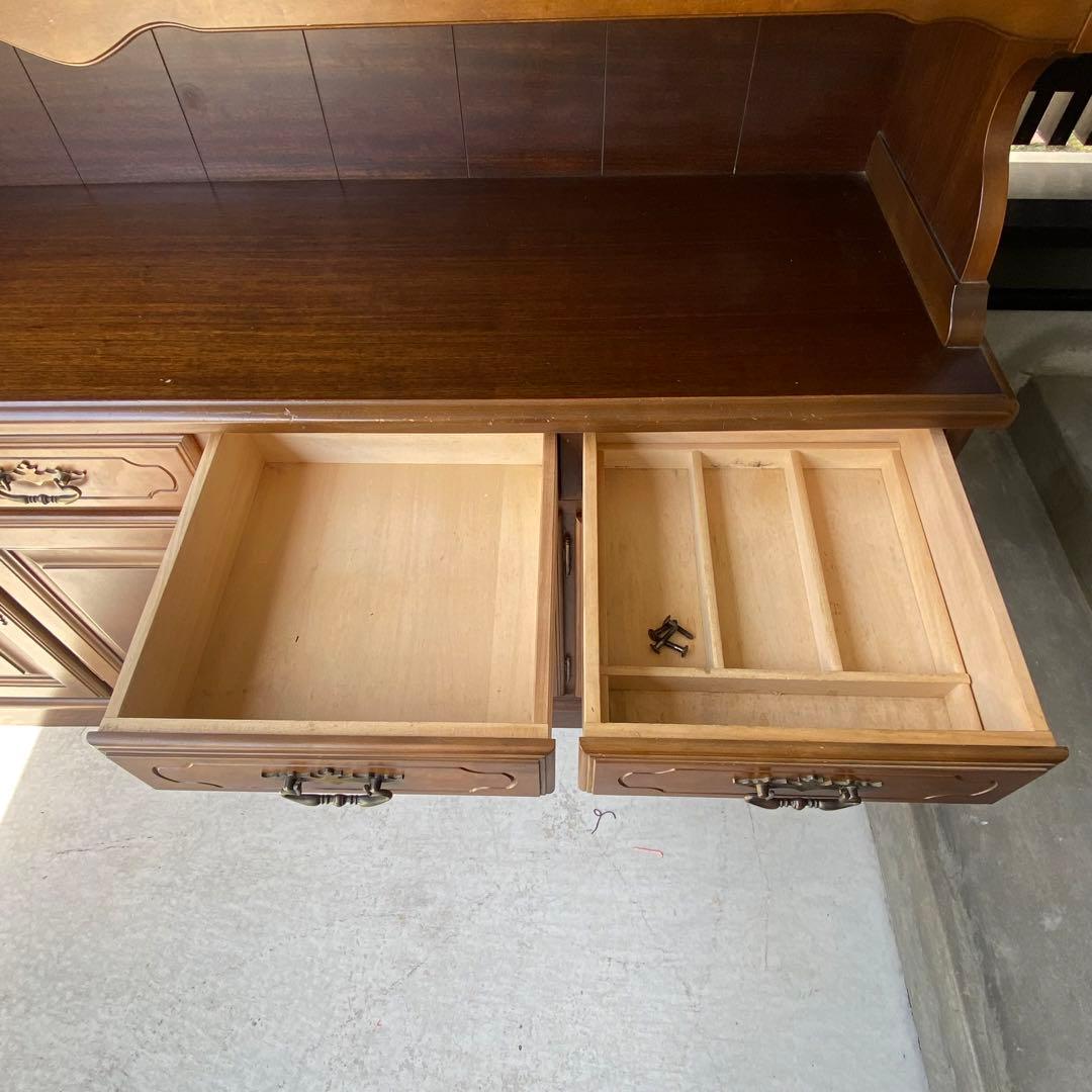 専用ページ karimoku コロニアル 食器棚 キャビネット カップボード