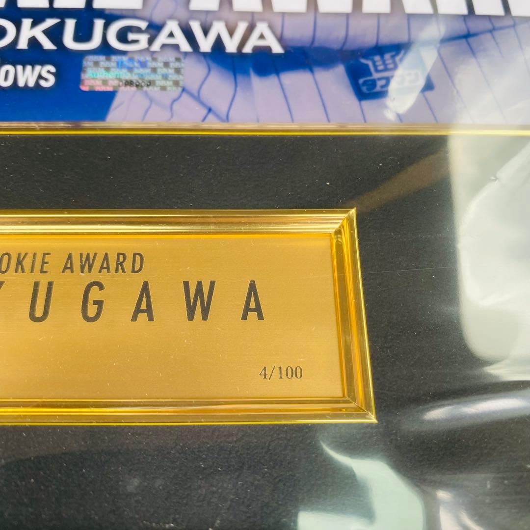 BBM2021 奥川恭伸 新人特別賞 直筆サインパネル 東京ヤクルトスワローズ