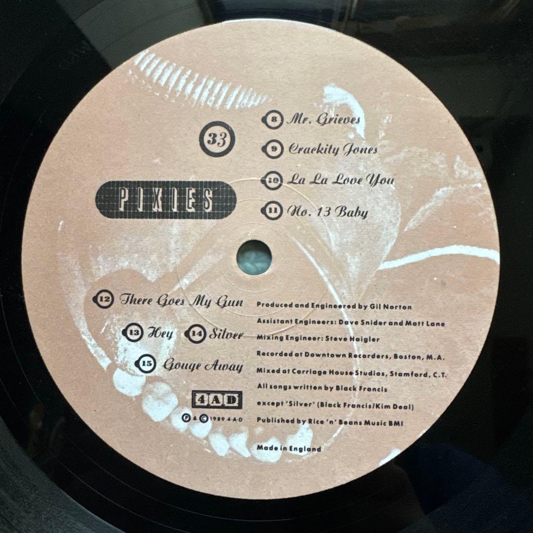 PIXIES『Doolittle』LP アナログ レコード 4AD ピクシーズ
