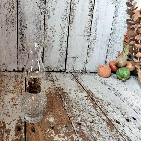 ヴィンテージ スタッズ ガラス オイルランプ 硝子 照明 キャンプ アウトドア