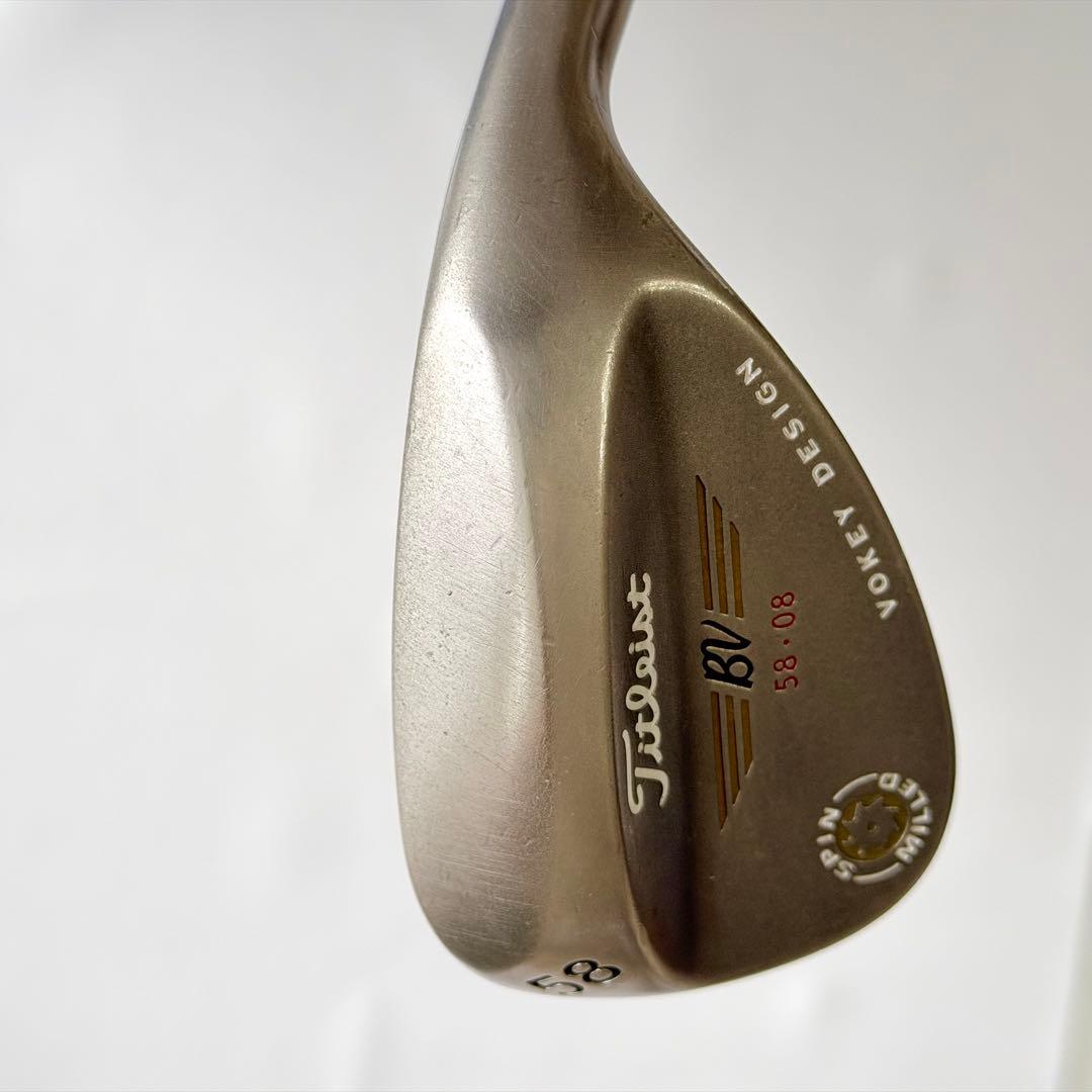ボーケイ デザイン スピン ミルド C•C 58度 ウェッジ ゴールドニッケル