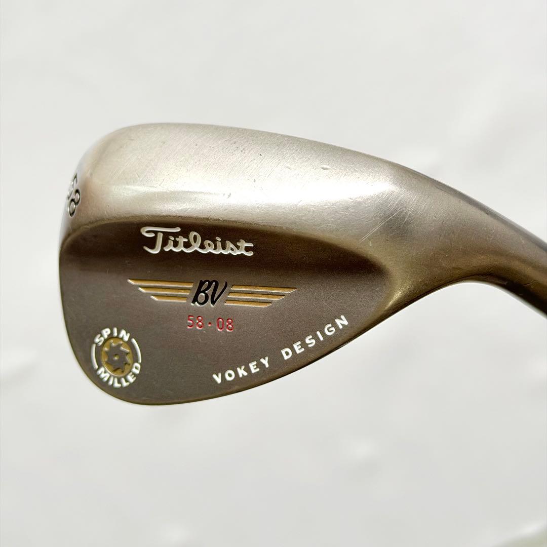 ボーケイ デザイン スピン ミルド C•C 58度 ウェッジ ゴールドニッケル