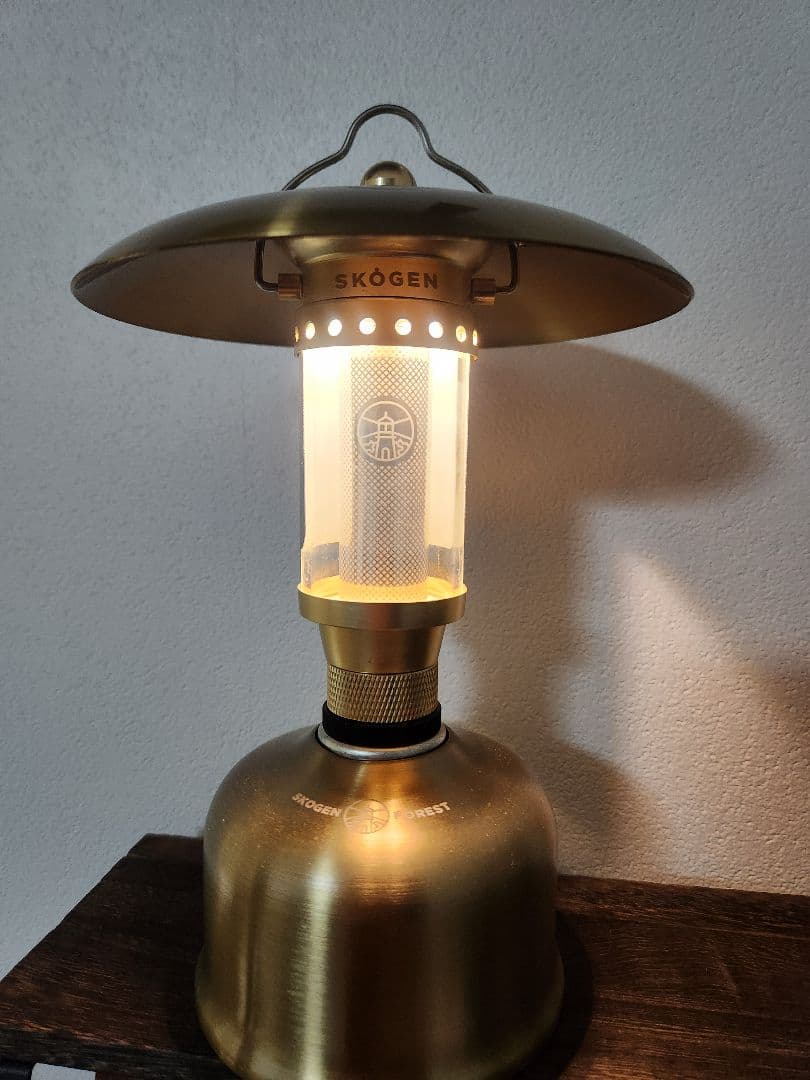 SKOGEN ゴールド キャンプ ランタン フルセット