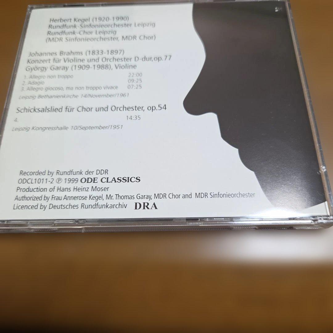 ヘルベルト・ケーゲル　ブラームス 4CDセット