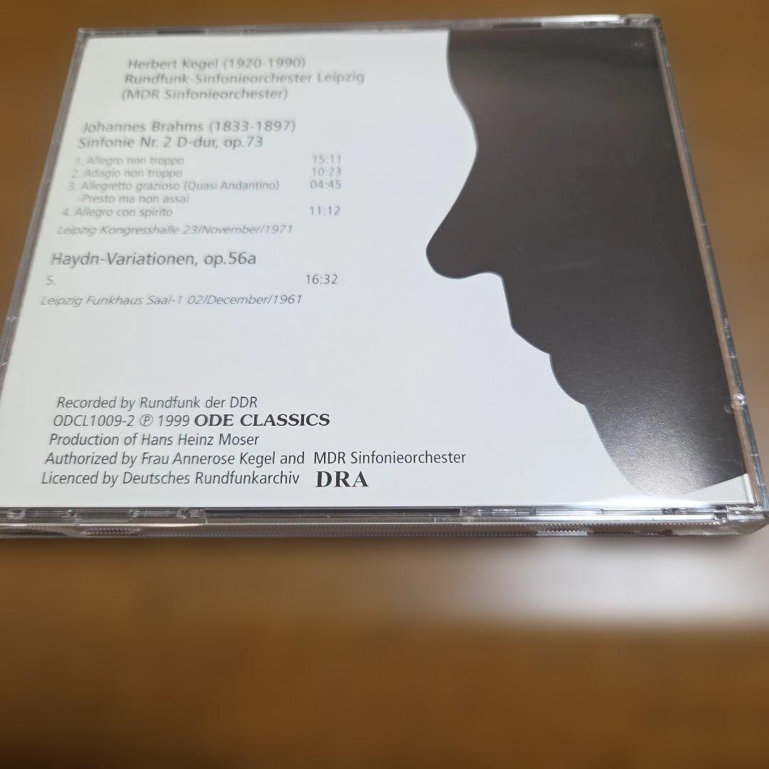 ヘルベルト・ケーゲル　ブラームス 4CDセット
