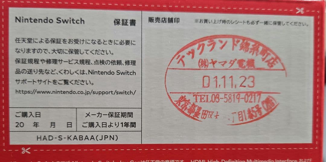 Nintendo Switch　本体一式