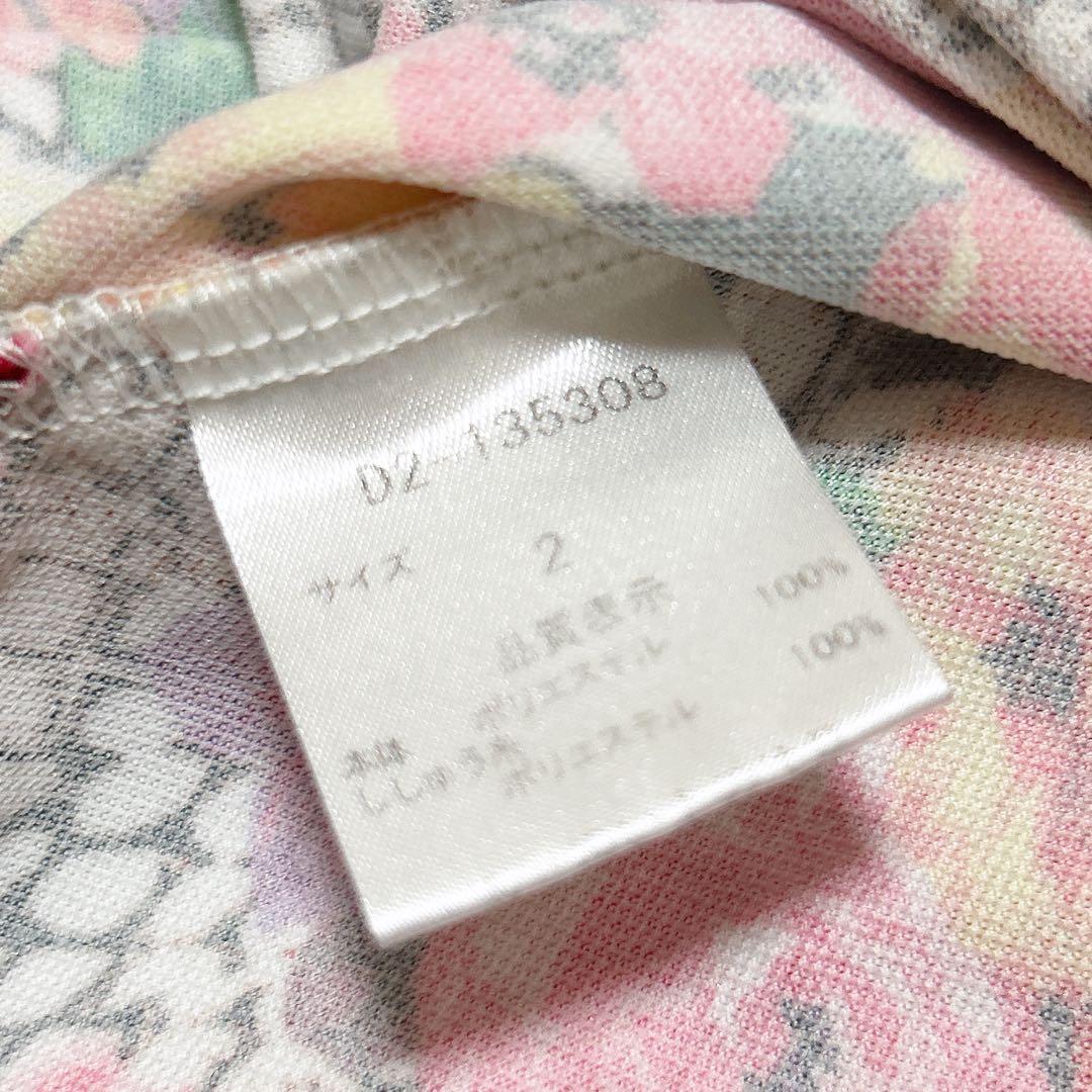 DANCE WITH DRAGON ダンスウィズドラゴン 半袖ポロシャツ 花柄