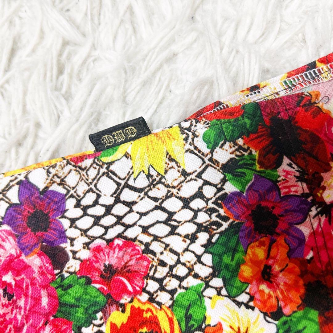 DANCE WITH DRAGON ダンスウィズドラゴン 半袖ポロシャツ 花柄