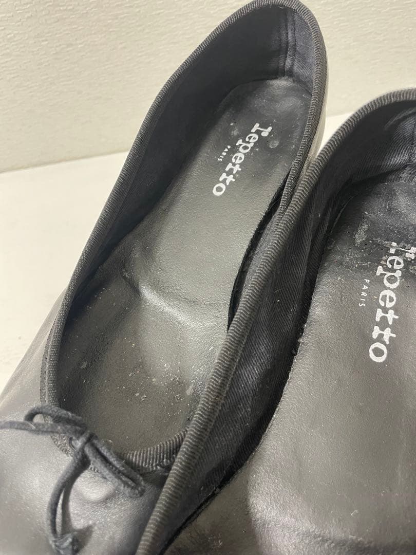 【USED】　レペット　カミーユバルコム　バレエシューズ　38 ヒール太め