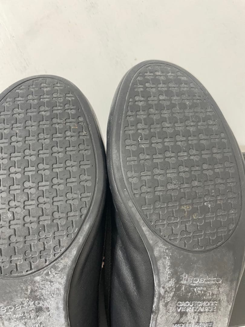 【USED】　レペット　カミーユバルコム　バレエシューズ　38 ヒール太め