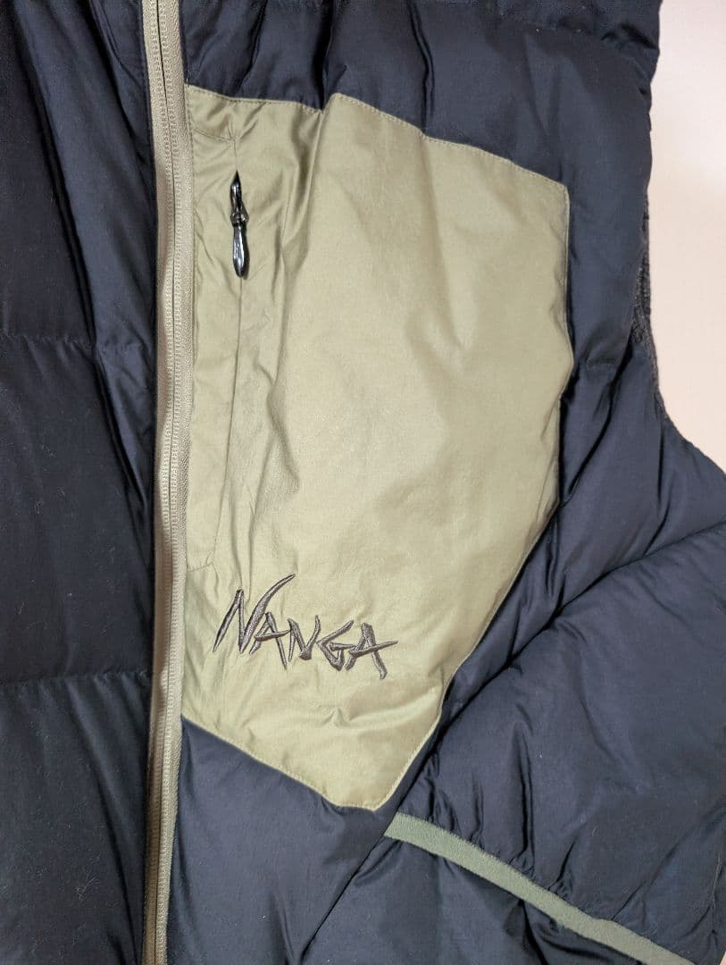 ナンガ　マゼノリッジ　ベスト　　ダウンベスト　刺繍　NANGA　M