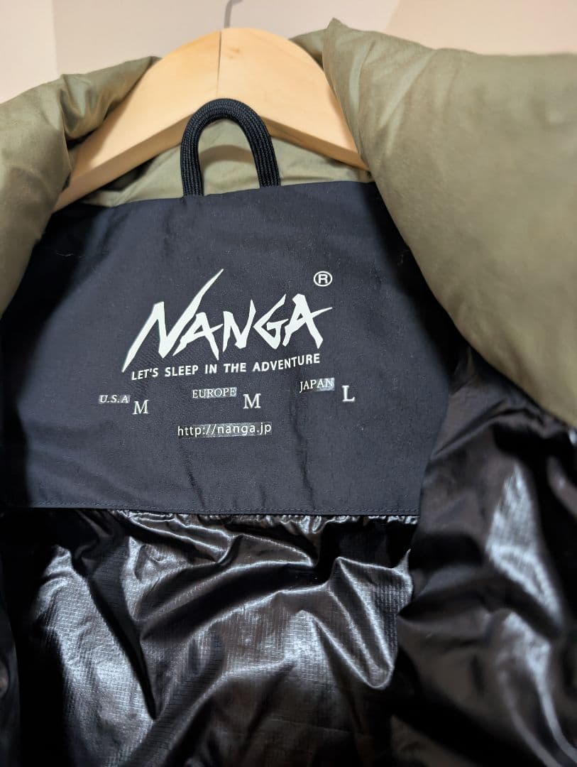 ナンガ　マゼノリッジ　ベスト　　ダウンベスト　刺繍　NANGA　M