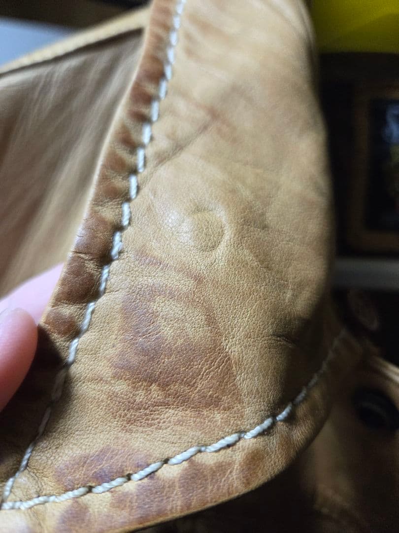 schott ショット ベージュ レザージャケット Mサイズ