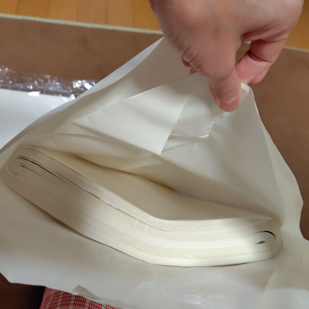 ☆新品☆　純手漉　高級画仙紙「大河」書遊半切　100枚 おまけの90枚もどうぞ♡