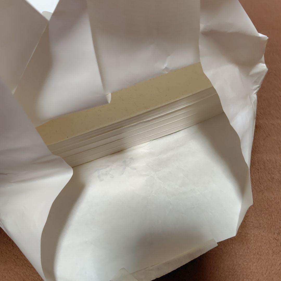 ☆新品☆　純手漉　高級画仙紙「大河」書遊半切　100枚 おまけの90枚もどうぞ♡