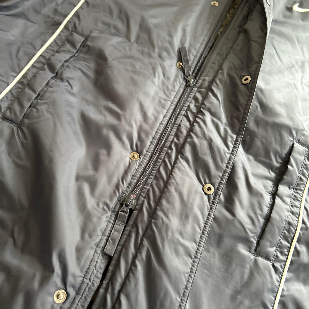 未使用タグ★NIKE 11000円 撥水 防寒 ベンチコート M 紺色 中綿ボア