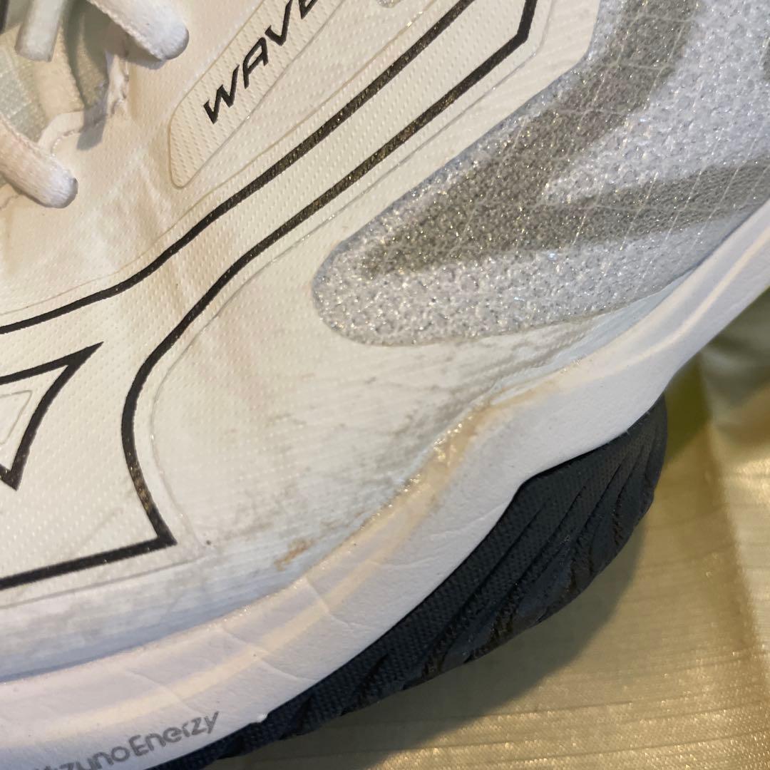 極美品MIZUNOウエーブクローEL２、２5センチ、バドミントンシューズ