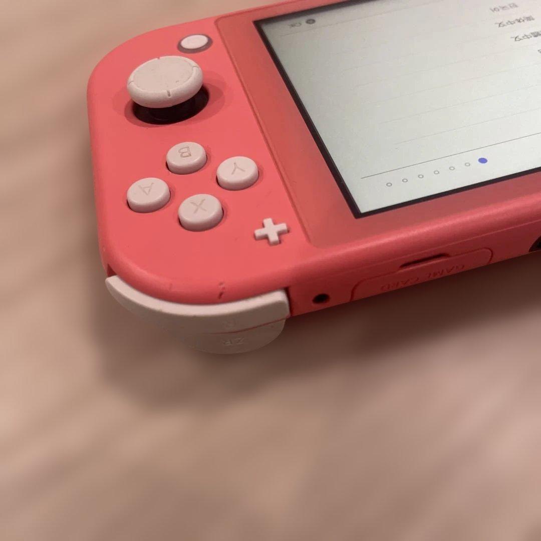 Nintendo Switch Lite ピンク本体　ケース付き