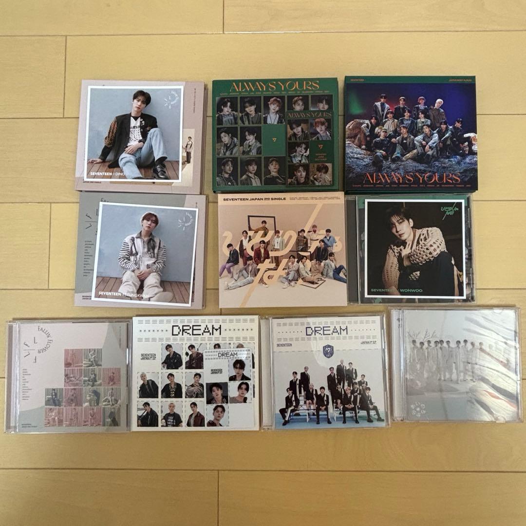 seventeen アルバム　トレカ　まとめ売り