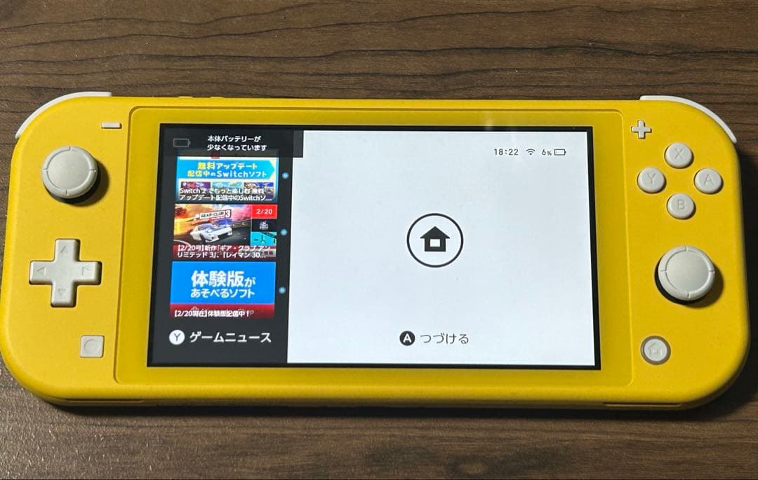 [動作確認済み]Nintendo Switch lite イエロー
