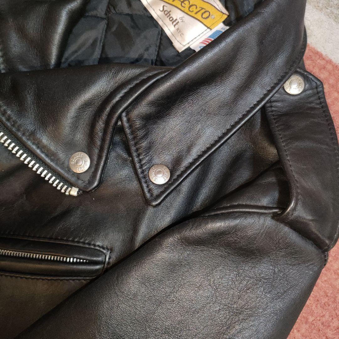 良品人気618Schottダブルライダースバイカータグ４０ダメでも対応有！