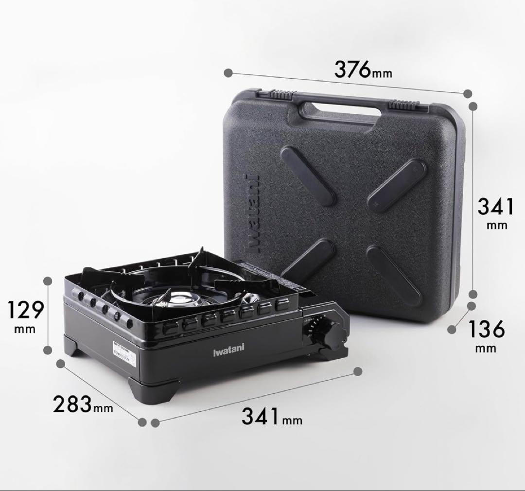 Iwatani イワタニ カセットコンロ タフまる CB-ODX-1-BK