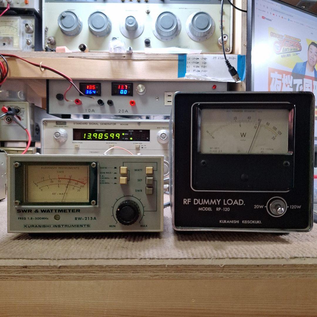 クラニシ　RW-215A　SWR計と接続ケーブル